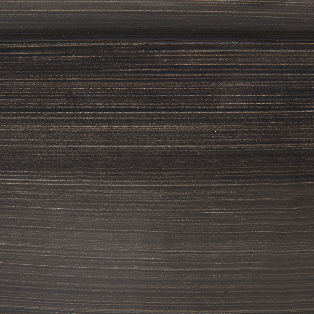 Vaso per piante fioriera in massello di pietra marrone misto poliresina lucida per esterni tonda ⌀ 44 cm per tutte le stagioni