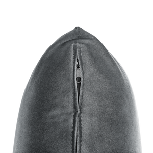 Chaise longue Velluto grigio Rivestimento Braccioli Cuscino Schienale Design Moderno Simmetrico