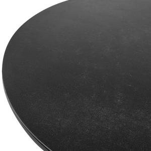 Tavolo da giardino metallo nero 110 cm tavolo da pranzo moderno per esterni