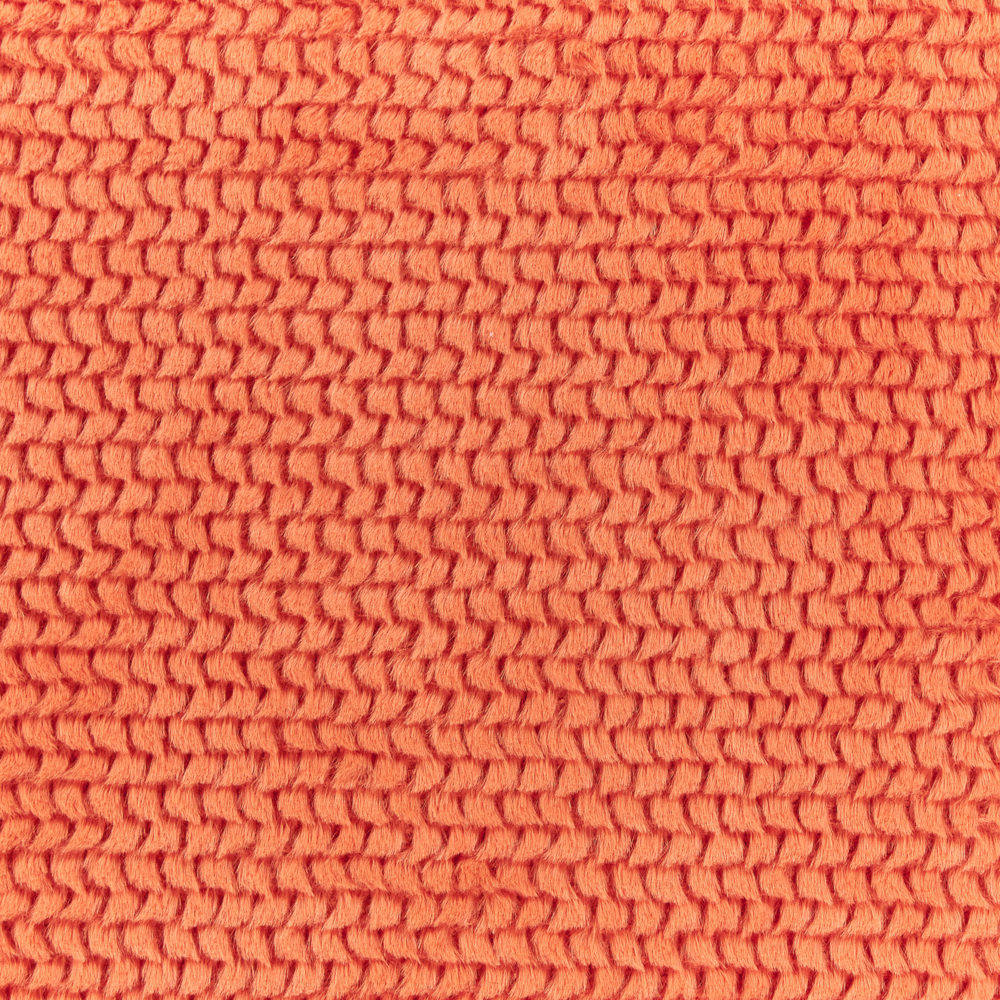 Coperta arancione in poliestere 200 x 220 cm copriletto decorativo in morbida pelliccia plaid