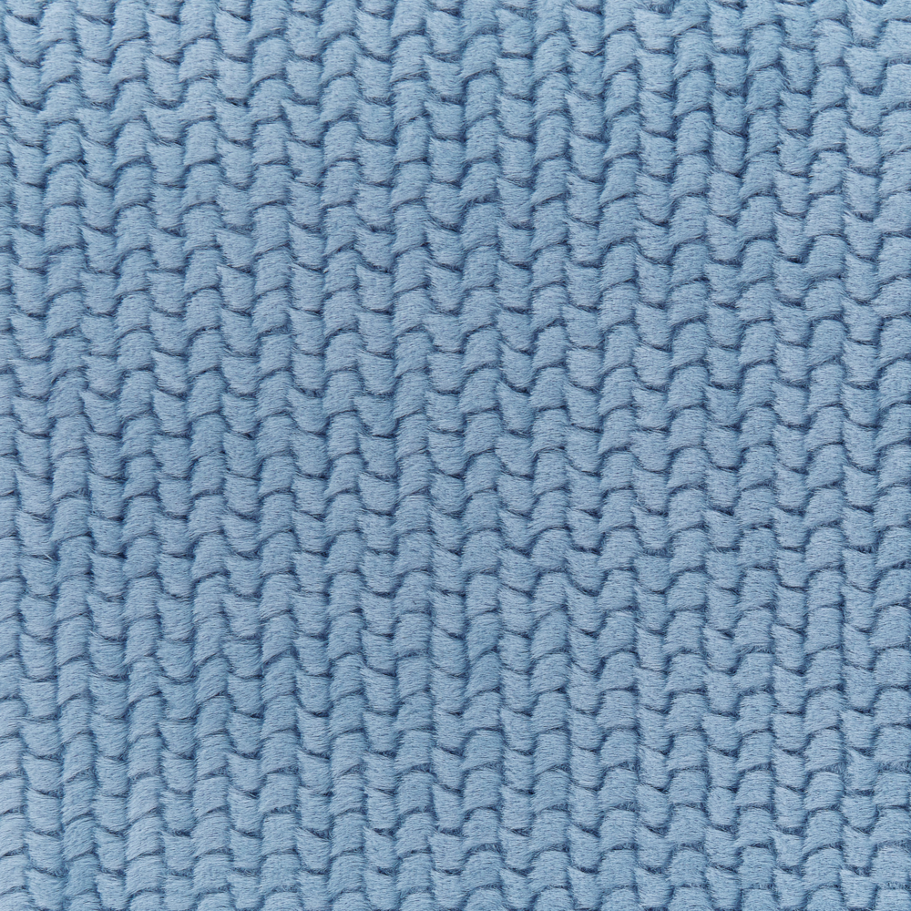 Coperta blu in poliestere 150 x 200 cm copriletto decorativo in morbida pelliccia plaid