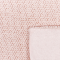 Coperta rosa in poliestere 150 x 200 cm copriletto decorativo in morbida pelliccia plaid