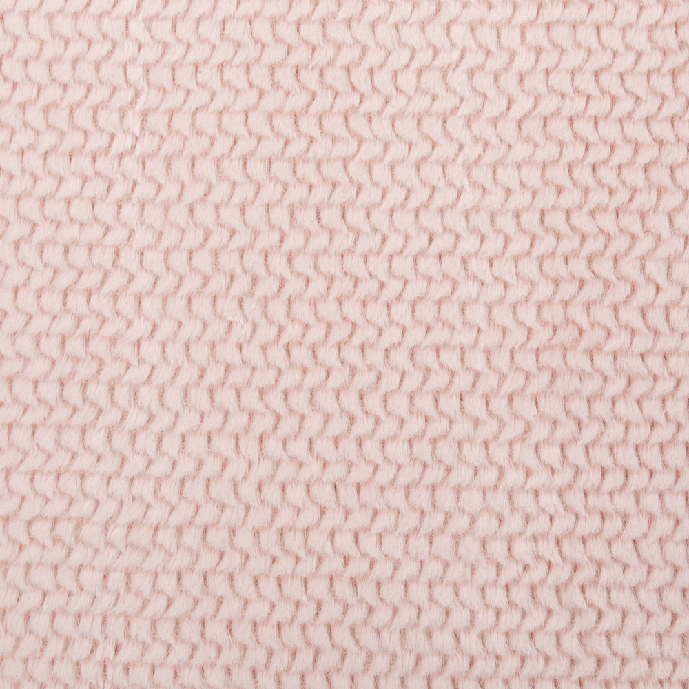 Coperta rosa in poliestere 150 x 200 cm copriletto decorativo in morbida pelliccia plaid