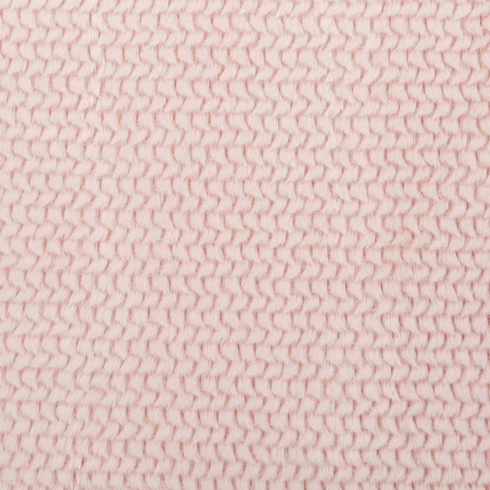 Coperta rosa in poliestere 200 x 220 cm copriletto decorativo in morbida pelliccia plaid