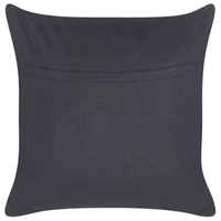 Set di 2 cuscini decorativi juta beige 45 x 45 cm federa boho intrecciata tinta unita