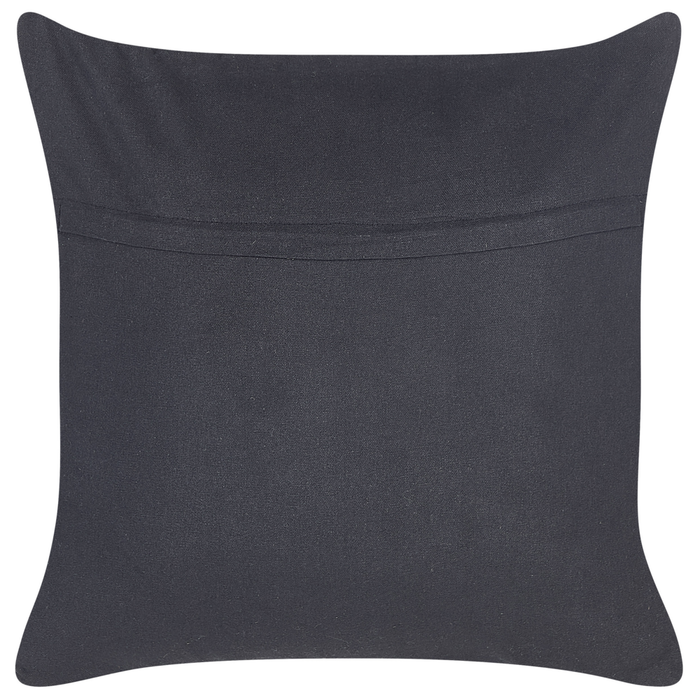 Set di 2 cuscini decorativi juta beige 45 x 45 cm federa boho intrecciata tinta unita