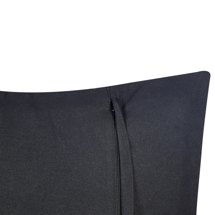 Cuscino decorativo juta beige 45 x 45 cm federa boho intrecciata tinta unita