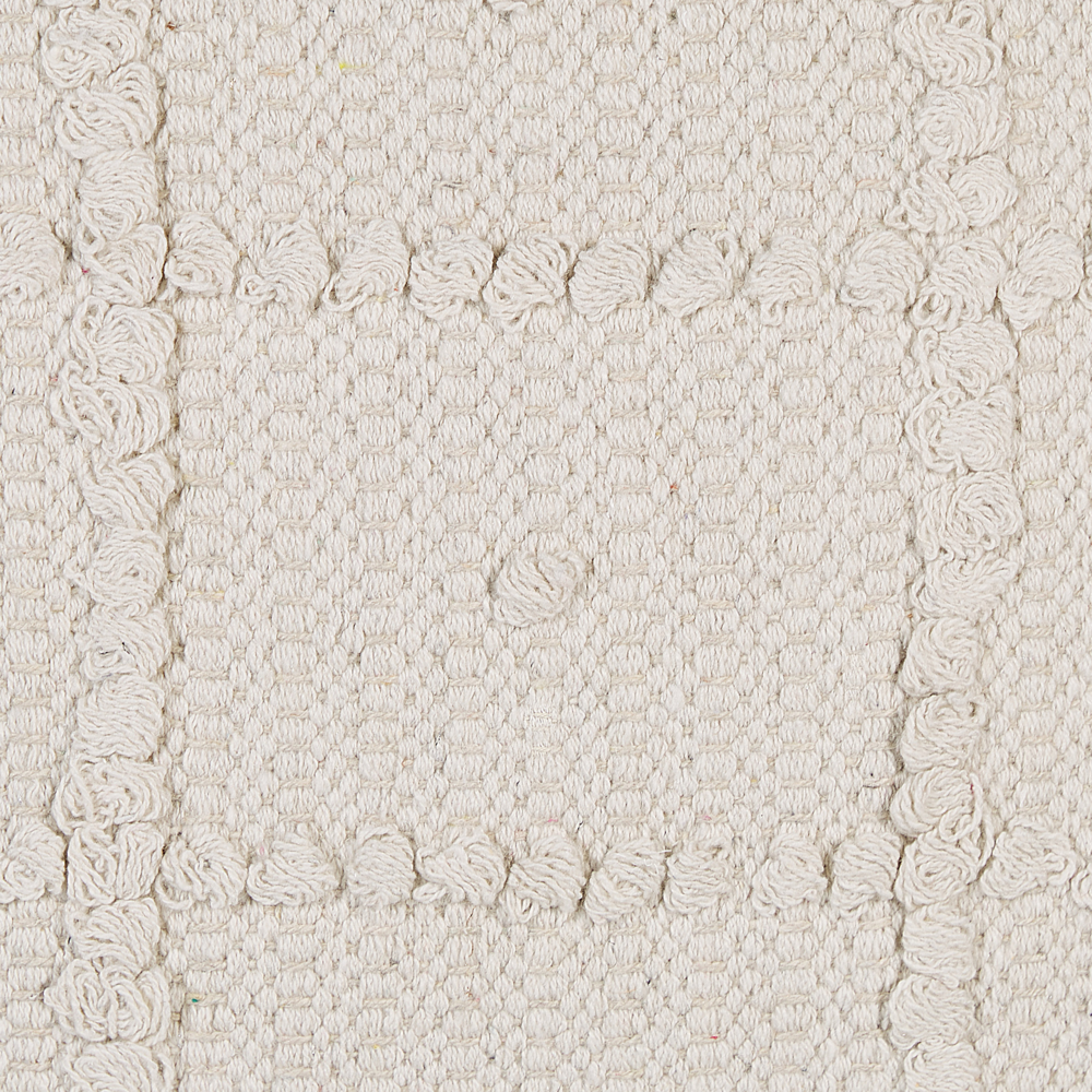 Set di 2 cuscini decorativi in cotone beige 45 x 45 cm Motivo geometrico Cuscini Boho Design