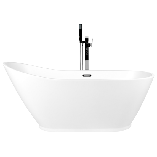 Vasca da bagno freestanding in acrilico bianco opaco 170 x 75 cm bagno moderno