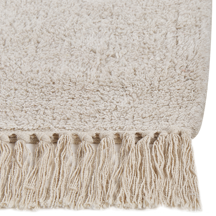 Tappeto in cotone nappe multicolore 140 x 200 cm soggiorno camera da letto