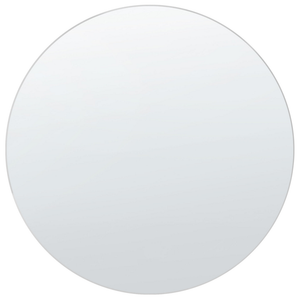 Specchio da parete rotondo senza cornice argento ø 50 bagno soggiorno camera da letto