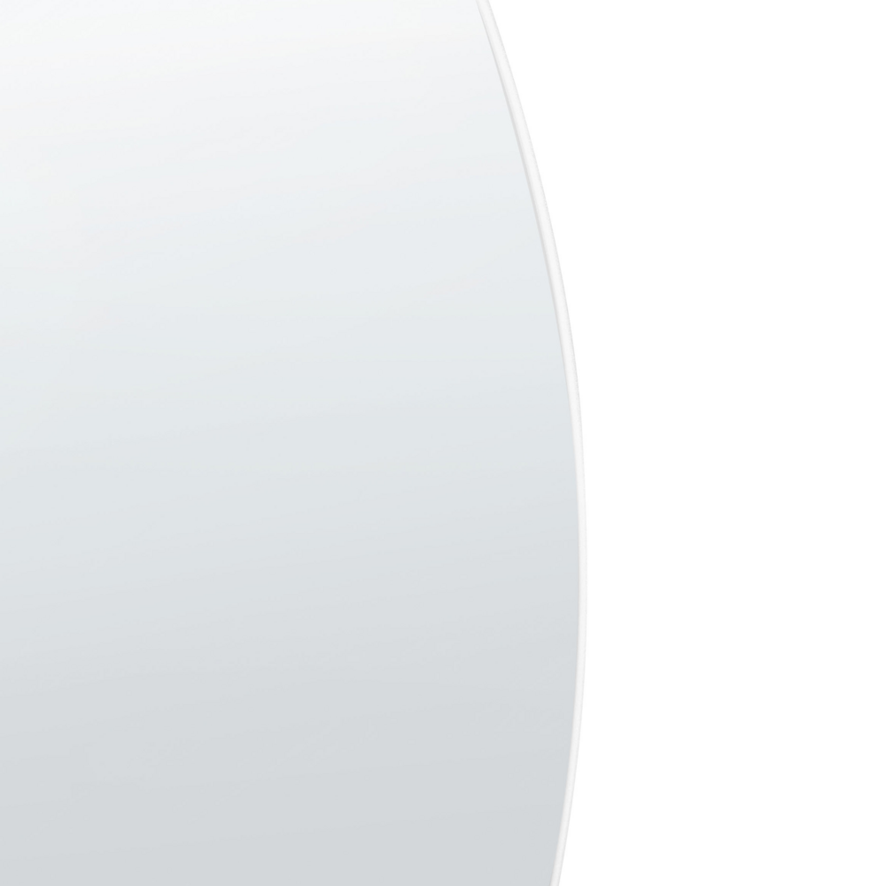 Specchio da parete rotondo senza cornice argento ø 50 bagno soggiorno camera da letto