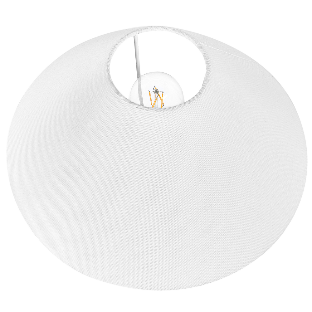 Lampada da tavolo in ceramica beige e blu paralume bianco 41 cm camera da letto soggiorno