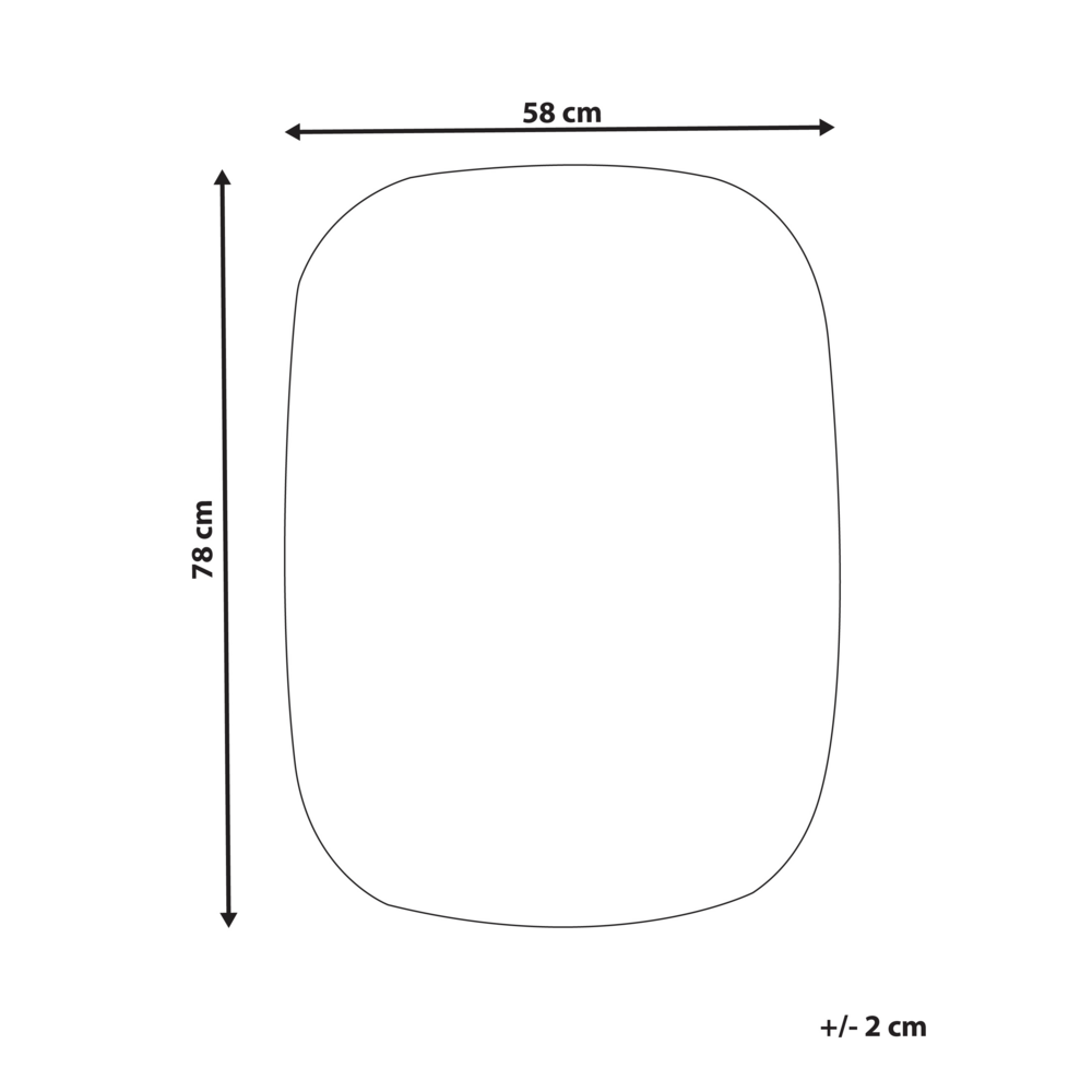 Specchio led da parete ovale ø 78 cm moderno contemporaneo mobile bagno trucco camera da letto