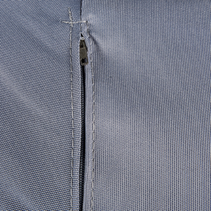 Sedia appesa bianca con supporto e morbido cuscino boho scandinavo