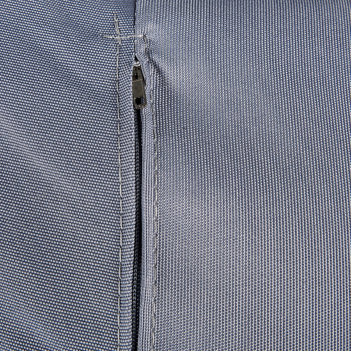 Sedia appesa bianca con supporto e morbido cuscino boho scandinavo