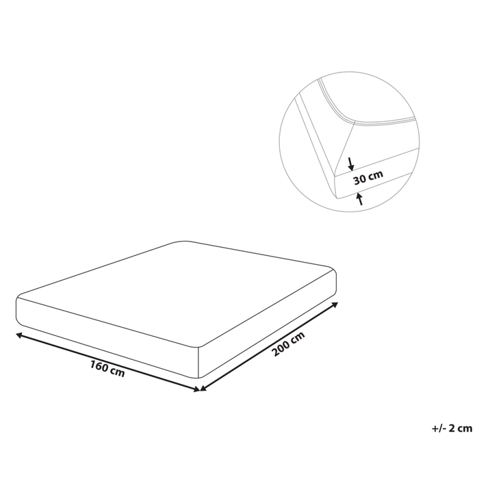 Lenzuolo con angoli cotone tortora 160 x 200 cm con bordi elastici modello classico a tinta unita camera da letto classica