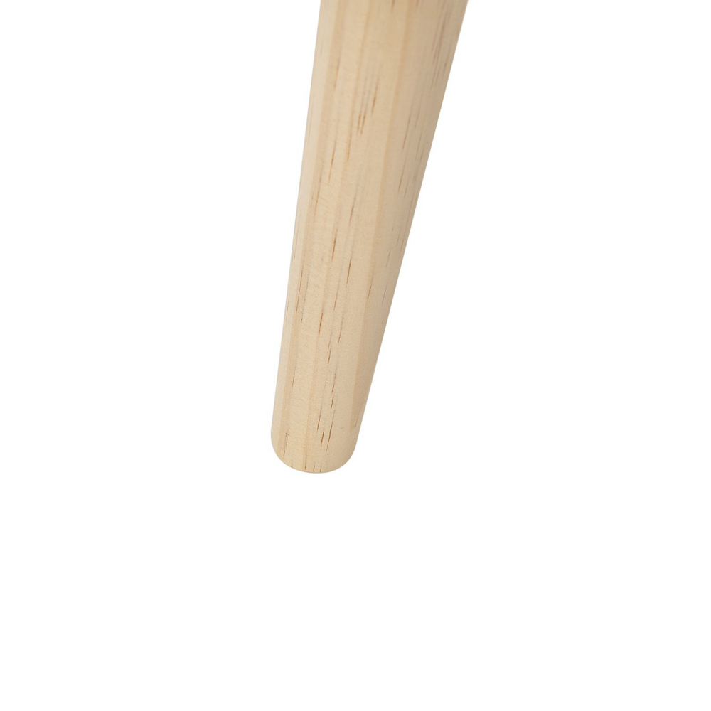 Comodino impiallacciato MDF Paulownia chiaro con cassetto frontale in rattan Comodino in stile Boho