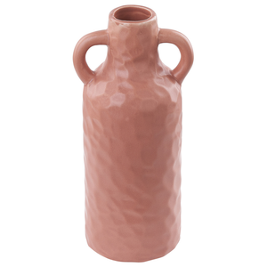 Vaso in porcellana rosa pastello 24 cm fatto a mano tradizionale