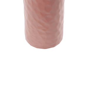 Vaso in porcellana rosa pastello 24 cm fatto a mano tradizionale