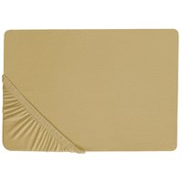 Lenzuolo con angoli cotone verde oliva 140 x 200 cm con bordi elastici modello classico a tinta unita camera da letto classica