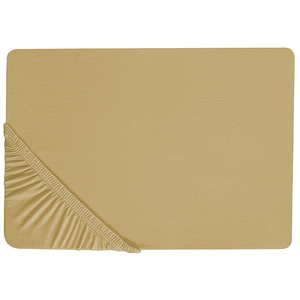 Lenzuolo con angoli cotone verde oliva 140 x 200 cm con bordi elastici modello classico a tinta unita camera da letto classica