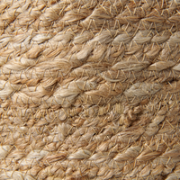 Set di 3 cestini portaoggetti in iuta naturale da 30 cm, portabiancheria, contenitori Boho