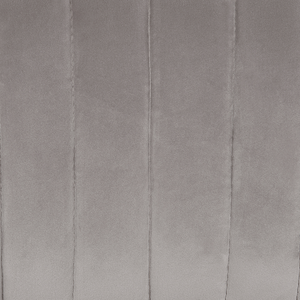 Set di 2 sedie da pranzo velluto grigio braccioli schienale intagliato gambe in metallo moderna industriale