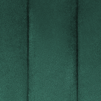 Set di 2 sedie da pranzo velluto verde smeraldo braccioli schienale intagliato gambe in metallo moderna industriale