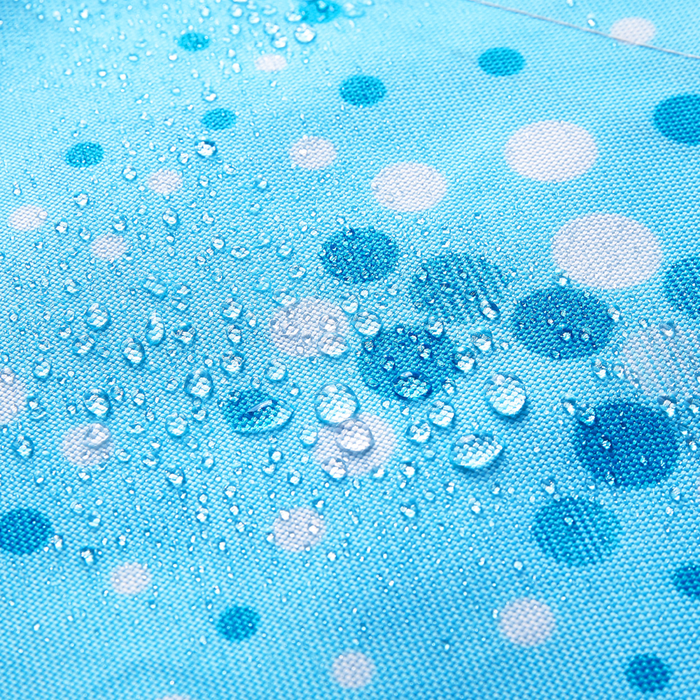 Beanbag grande con motivo a pois blu per distendersi con zip gigante Beanbag