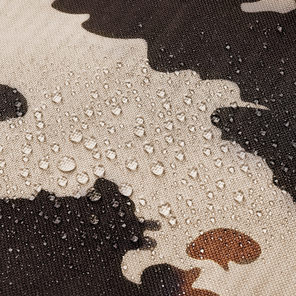 Pouf seduta poltrona sacco Grande Stampa a Mucca con Zip 140 x 180 cm