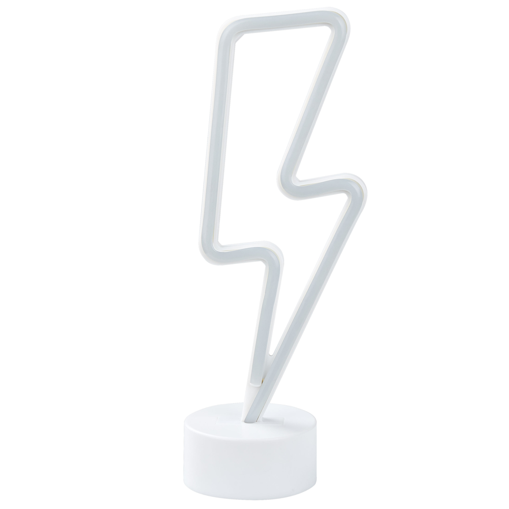 Set di 3 luci LED al neon a batterie multicolore soggiorno camera da letto cameretta