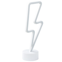 Set di 3 luci LED al neon a batterie multicolore soggiorno camera da letto cameretta