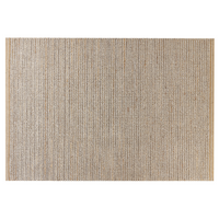 Tappeto moderno in lana intrecciata a mano 140 x 200 cm beige salotto camera da letto accessorio