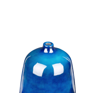 Vaso di terracotta alto blu 45 cm stile moderno soggiorno ingresso camera da letto