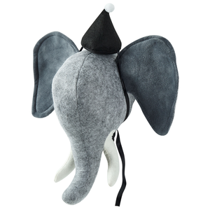 Decorazione in peluche per la cameretta dei bambini elefante in cotone grigio da appendere