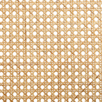 Sedia In legno chiaro e intreccio in rattan sala da pranzo soggiorno