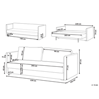 Divano letto in velluto verde con 3 posti con vano portaoggetti e cuscini sfoderabili stile moderno classico soggiorno