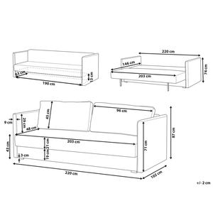 Divano letto in velluto verde con 3 posti con vano portaoggetti e cuscini sfoderabili stile moderno classico soggiorno