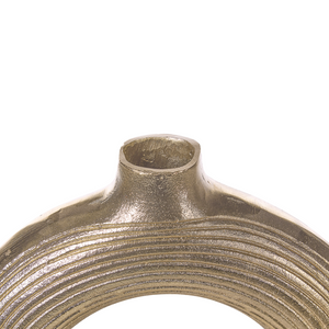 Vaso decorativo in alluminio dall'aspetto invecchiato Home Decor Glam Modern Design