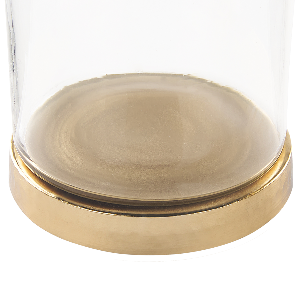 Set di 2 contenitori decorativi in alluminio oro e argento Barattoli con motivi animali Coperchi trasparenti