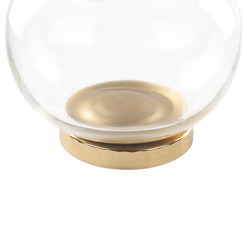 Set di 2 contenitori decorativi in alluminio oro e argento Barattoli con motivi animali Coperchi trasparenti