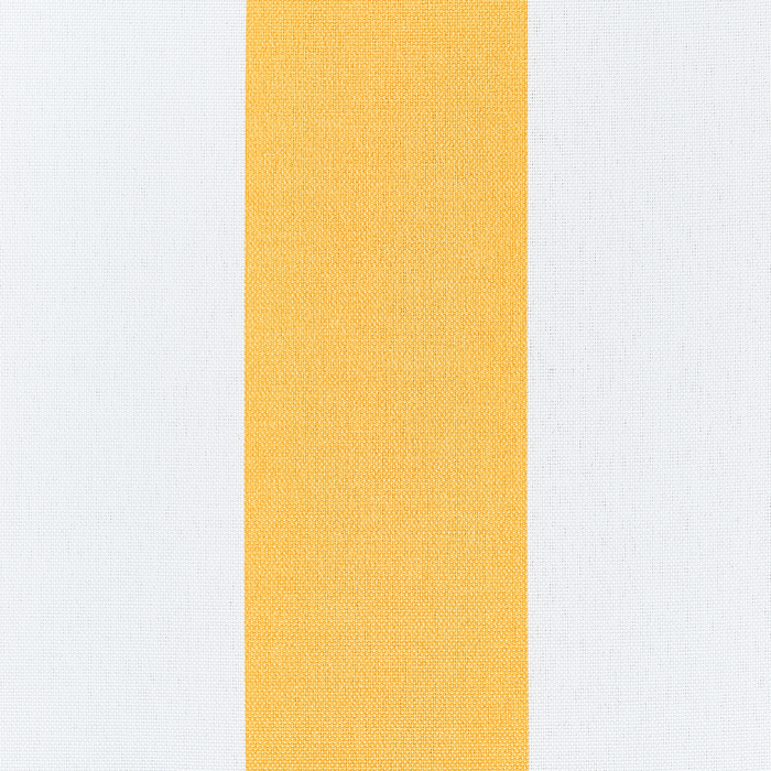 Set di 6 cuscini per sedie da esterno giallo e bianco 31 x 39 cm giardino terrazzo tessuto resistente