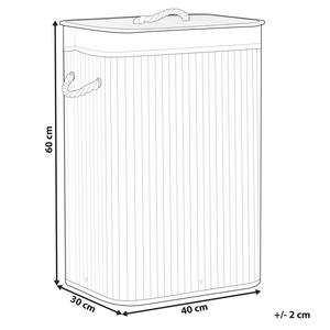 Cestino portaoggetti in bambù legno chiaro con coperchio Cestino per biancheria Accessori pratici lavanderia bucato