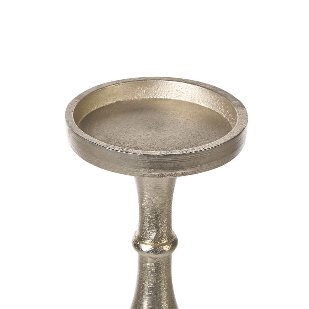 Set di 2 portacandele in metallo dorato dal design vittoriano