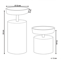 Portacandele in metallo oro Glamour Pezzo d'accento Decorazione Centrotavola