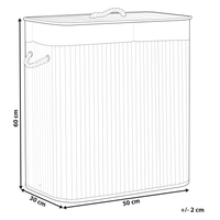 Cestino portaoggetti in bambù legno chiaro con coperchio Cestino per biancheria Accessori pratici lavanderia bucato