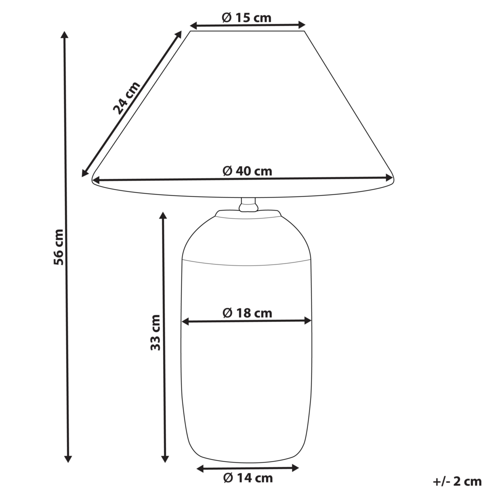 Lampada da tavolo Base in ceramica beige Paralume in tessuto Illuminazione d'ambiente Lampada da tavolo da comodino