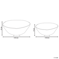 Vassoio decorativo in metallo nero Accessori rotondi Vassoio con design traforato