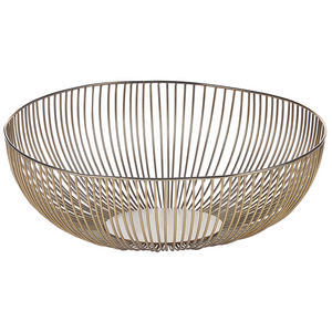 Vassoio decorativo in metallo dorato vassoio d'accento Design traforato